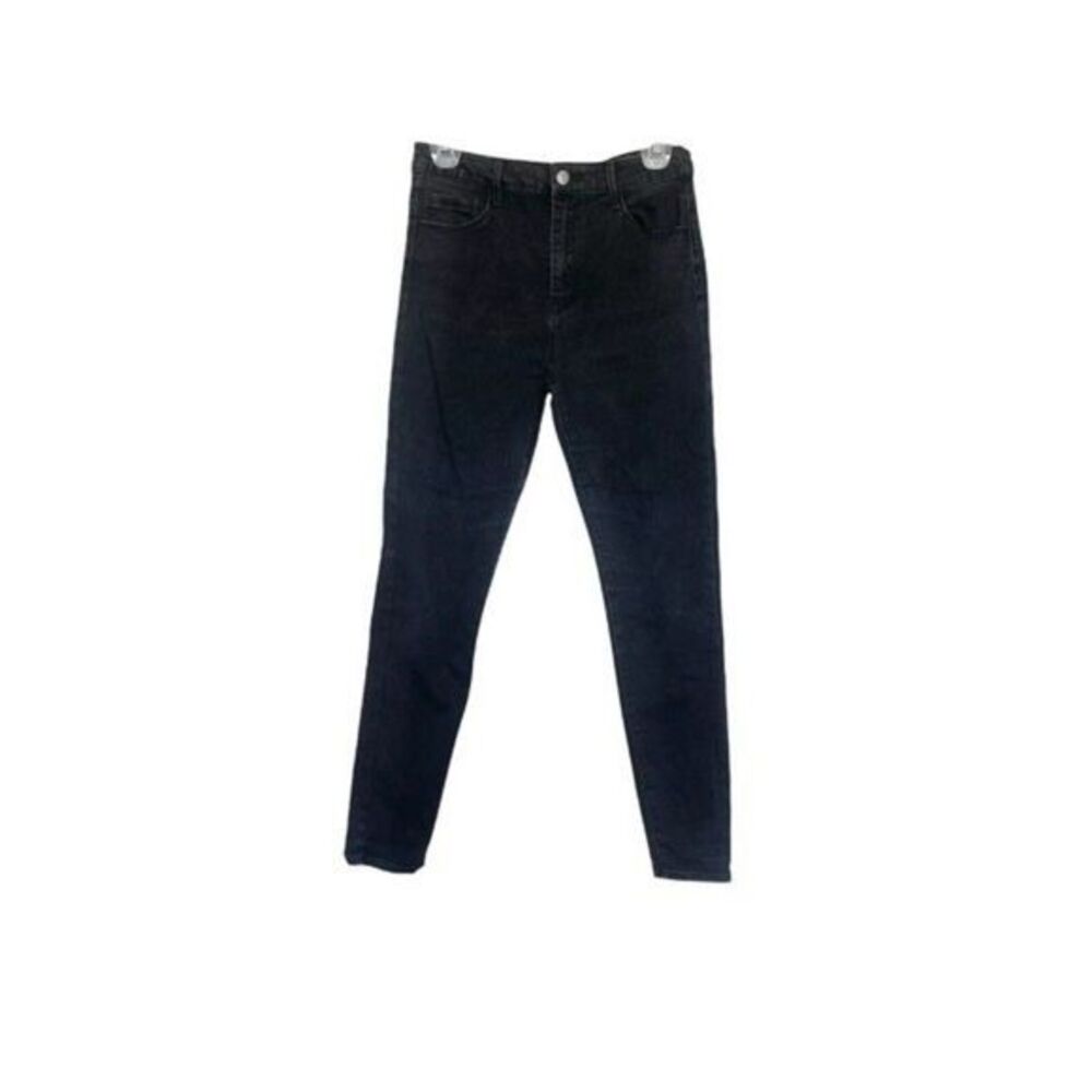 Forever 21 Womens Slim Skinny Stretch Black Jeans Size 27 High Rise Denim